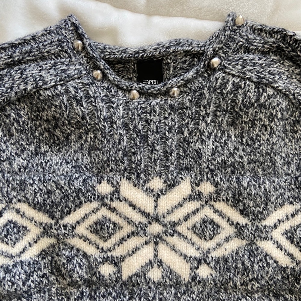 ESPRIT - Studded holiday sweater